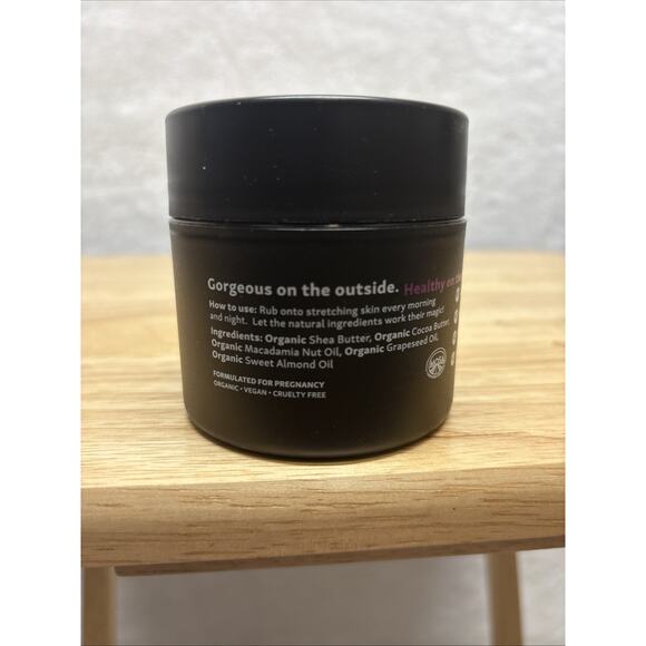 Glow Organics Belly Butter 4 oz Shea And Coca Butter For Stretch Marks - Picture 2 of 6